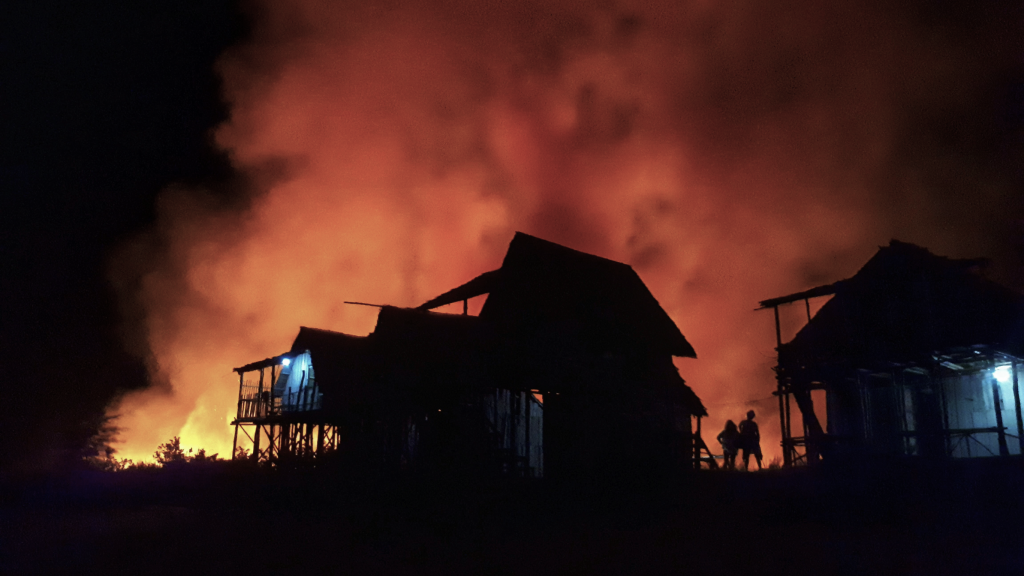 Review of the Fire Location at Pertamina Depot